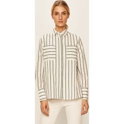Only - Koszula. Białe bluzki damskie ONLY, s, bez wzorów, z bawełny, klasyczne, z klasycznym kołnierzykiem, z długim rękawem. Za 129,90 zł.
