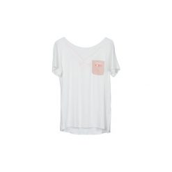 T-shirty z krótkim rękawem TBS ANOTEE. Białe t-shirty damskie TBS, bez wzorów, bez kołnierzyka. W wyprzedaży za 247,20 zł.