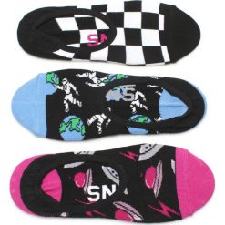 Vans Space 3-pack Skarpetki Wielokolorowy. Skarpetki damskie Vans, bez wzorów, z elastanu. Za 59,95 zł.
