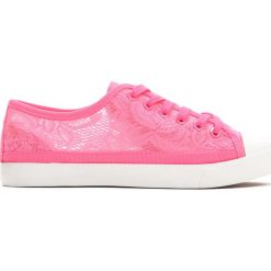 Trampki damskie slip on: Różowe Trampki Medion