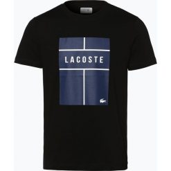 Lacoste - T-shirt męski, czarny. Czarne t-shirty męskie z nadrukiem Lacoste, l. Za 179,95 zł.
