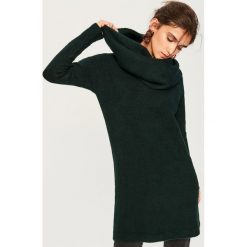 Sweter w zestawie z kominem - Khaki. Brązowe swetry klasyczne damskie Reserved, l, z kominem. Za 139,99 zł.