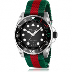 GUCCI ZEGAREK DIVE YA136209A. Niebieskie zegarki męskie GUCCI, szklane. Za 4890,00 zł.