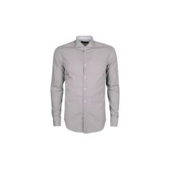 Koszule z długim rękawem Trussardi 32C06SINT. Niebieskie koszule męskie Trussardi, m, bez wzorów, bez kołnierzyka, z długim rękawem. Za 189,00 zł.