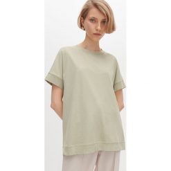 T-shirt barwiony naturalnie - Zielony. Zielone t-shirty damskie Reserved, s, bez wzorów, bez kołnierzyka. Za 59,99 zł.