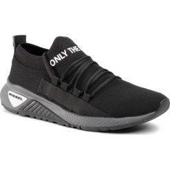 Sneakersy DIESEL - S-Kb Slg Y02106 P3021 T8013 Black. Czarne sneakersy męskie Diesel, bez wzorów, z tworzywa sztucznego, bez zapięcia. W wyprzedaży za 439,00 zł.