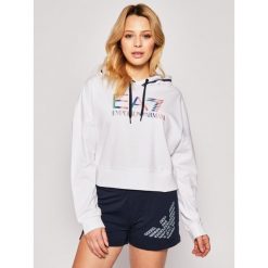 Bluza EA7 Emporio Armani 3HTM34 TJ39Z 1100. Białe bluzy damskie EA7 Emporio Armani, xs, bez wzorów, z bawełny, bez rękawów, bez kaptura. W wyprzedaży za 369,00 zł.