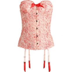 SAVAGE X FENTY CORSET Gorset poppy. Różowe body damskie marki SAVAGE X FENTY, l, z poliesteru. Za 429,00 zł.
