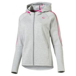 Bluzy rozpinane damskie: Puma Bluza Evo Fz Hoody W Light Gray Heather Xs