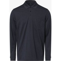 Ragman - Męska koszulka polo, niebieski. Niebieskie koszulki męskie Ragman, m, bez wzorów, z bawełny, klasyczne, z długim rękawem. Za 229,95 zł.