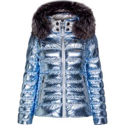 Kurtka narciarska SPORTALM KYON. Niebieskie kurtki damskie Sportalm, bez wzorów, z dzianiny, eleganckie, bez kaptura, narciarskie. Za 3960,00 zł.