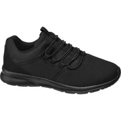 Sneakersy damskie Vty czarne. Czarne sneakersy damskie marki Vty, z materiału. Za 99,90 zł.
