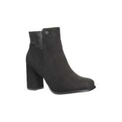 Botki Casu Czarne botki na słupku D18X14/B. Czarne botki damskie lity Casu. Za 109,99 zł.