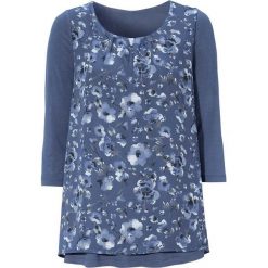 Cellbes Tunika denim blue we wzory female niebieski/ze wzorem 46/48. Niebieskie tuniki damskie Cellbes, na imprezę, bez wzorów, z denimu, bez kołnierzyka, bez rękawów. W wyprzedaży za 52,00 zł.