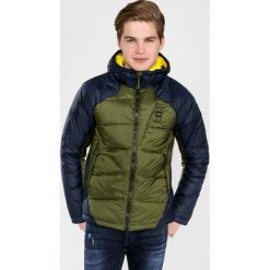 Blauer Diego Kurtka Niebieski Zielony. Niebieskie płaszcze męskie Blauer, na jesień, xl, bez wzorów, z materiału. Za 1636,95 zł.
