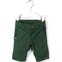 Spodnie niemowlęce: Spodnie chino w kolorze zielonym