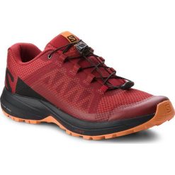 Buty SALOMON - Xa Elevate 406117 26 V0 Red Dahlia/Black/Tangelo. Czerwone buty sportowe męskie marki Salomon, z tworzywa sztucznego, bez zapięcia, do biegania. W wyprzedaży za 389,00 zł.