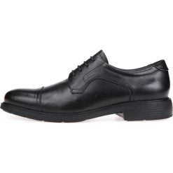 Geox półbuty męskie Dublin U64R2C 00043 43.0 czarne. Czarne buty wizytowe męskie Geox, bez wzorów, ze skóry, eleganckie, z okrągłym noskiem, na sznurówki. Za 429,00 zł.