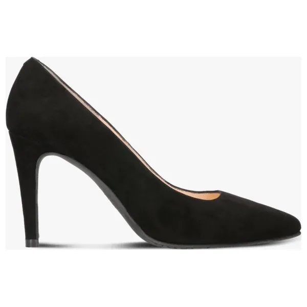 Symbiosis Szpilki Mariah buty damskie, czarny, rozmiar 7. Czarne szpilki Symbiosis, bez wzorów, ze skóry, bez obcasa, na obcasie, bez zapięcia. W wyprzedaży za 254,99 zł.