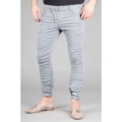 Szare Spodnie MS4087. Szare jeansy męskie Fasardi, m, bez wzorów, z jeansu. Za 119,20 zł.