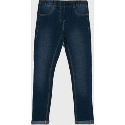 Blukids - Legginsy dziecięce 104-134 cm. Niebieskie spodnie dziewczęce Blukids, bez wzorów, z elastanu. Za 49,90 zł.
