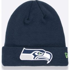 New Era - Czapka. Czarne czapki męskie marki New Era, z dzianiny. W wyprzedaży za 79,90 zł.