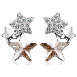 Kolczyki damskie: Kolczyki-wkrętki z kryształkami Swarovski