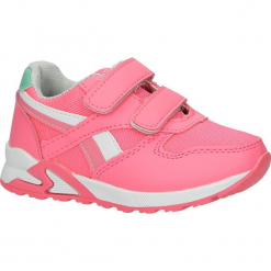 Różowe buty sportowe na rzepy Casu 723D-1. Czerwone buciki niemowlęce marki Casu, na rzepy. Za 49,99 zł.