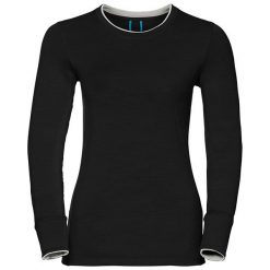Odlo Koszulka damska l/s crew neck NATURAL 100% MERINO czarna r. S (110411). T-shirty damskie marki Odlo, l. Za 238,18 zł.
