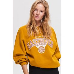 Sportowa bluza z dzianiny - Żółty. Żółte bluzy sportowe damskie Reserved, s, bez wzorów, z dzianiny, bez rękawów, bez kaptura. W wyprzedaży za 39,99 zł.