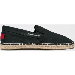 Tommy Jeans - Espadryle. Czerwone espadryle męskie z jeansu. W wyprzedaży za 219,90 zł.