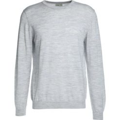 Swetry klasyczne męskie: Bergans FIVEL Sweter alu melange