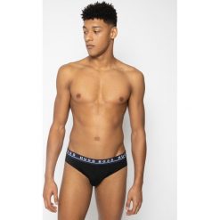 Komplet 3 par slipów Boss Brief 3P 50420282. Czarne slipy męskie Boss, m, bez wzorów, z elastanu. W wyprzedaży za 149,00 zł.