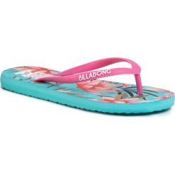 Japonki BILLABONG - Dama S9FF02 BIP0 Seafoam 1208. Różowe klapki damskie Billabong, bez wzorów, z tworzywa sztucznego, bez obcasa. W wyprzedaży za 79,00 zł.
