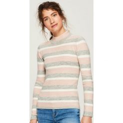 Sweter w paski - Różowy. Czerwone swetry klasyczne damskie Sinsay, l. Za 49,99 zł.