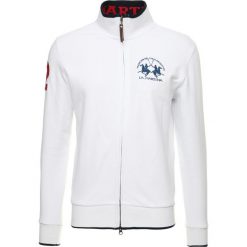 La Martina FULL ZIP SUMMER Bluza rozpinana optic white. Białe bluzy męskie rozpinane marki La Martina, s, z bawełny. Za 749,00 zł.