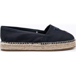 Tommy Hilfiger - Espadryle. Niebieskie espadryle damskie marki TOMMY HILFIGER, z gumy. W wyprzedaży za 239,90 zł.