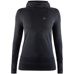 Craft Bluza Damska Core Fuseknit Hood Black M. Czarne bluzy damskie Craft, m, bez wzorów, bez rękawów, bez kaptura. W wyprzedaży za 179,00 zł.