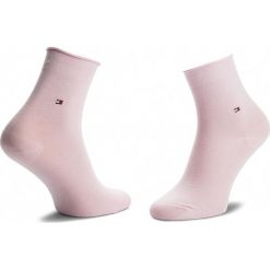 Skarpety Wysokie Damskie TOMMY HILFIGER - 443029001 Lilac Hint 027. Czerwone skarpetki damskie marki TOMMY HILFIGER, z bawełny. Za 34,99 zł.
