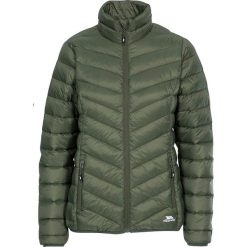 Kurtka puchowa "Valentina" w kolorze khaki. Brązowe kurtki damskie Trespass Women, xxs, bez wzorów, z puchu, bez kaptura. W wyprzedaży za 329,95 zł.