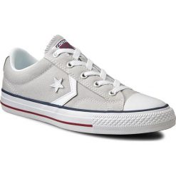Trampki CONVERSE - Star Player Ox 144148C Cloud Grey/W. Szare półbuty męskie Converse, na co dzień, bez wzorów, z gumy, klasyczne, bez zapięcia. W wyprzedaży za 149,00 zł.
