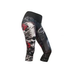 LEGGINSY GOTHIC 3/4. Legginsy sportowe damskie Feelj!, l, bez wzorów, z dzianiny, do biegania. Za 169,00 zł.