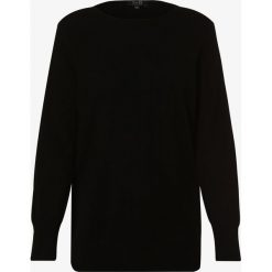 SvB Exquisit - Sweter damski z czystego kaszmiru, czarny. Czarne swetry damskie SvB Exquisit, z aplikacjami, z kaszmiru, bez rękawów, bez kaptura. Za 699,95 zł.