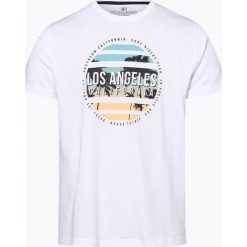 Nils Sundström - T-shirt męski, biały. Białe t-shirty męskie Nils Sundström, xl, z nadrukiem, z bawełny, eleganckie, bez kołnierzyka. Za 19,95 zł.