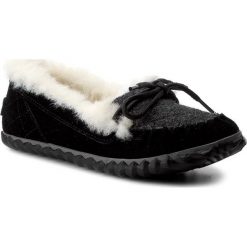 Półbuty SOREL - Out N About Slipper NL2431 Black/Quarry 010. Czarne półbuty damskie marki Sorel, na co dzień, bez wzorów, ze skóry, bez obcasa, na płaskiej podeszwie, bez zapięcia. W wyprzedaży za 229,00 zł.