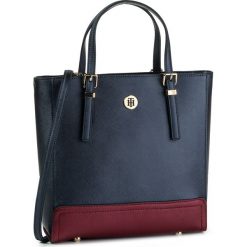 Torebka TOMMY HILFIGER - Honey Med Workbag Cb AW0AW07411 0G7. Niebieskie torebki klasyczne damskie TOMMY HILFIGER, bez wzorów, ze skóry ekologicznej, klasyczne, duże, bez dodatków. W wyprzedaży za 439,00 zł.
