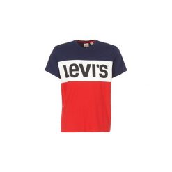 T-shirty z krótkim rękawem Levis SS COLORBLOCK TEE. Czerwone t-shirty męskie Levi's®, s, bez wzorów, bez kołnierzyka, krótkie. Za 109,70 zł.