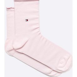 Tommy Hilfiger - Skarpetki. Różowe skarpetki damskie marki TOMMY HILFIGER, z elastanu. Za 35,90 zł.