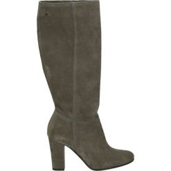 Kozaki - 2718 CAM GRIG. Szare buty zimowe damskie Venezia, ze skóry. Za 429,00 zł.