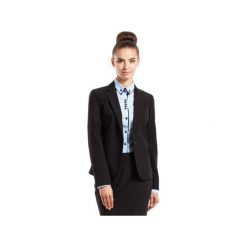 Taliowany żakiet S005. Niebieskie marynarki damskie Style, s, bez wzorów, z jeansu. Za 159,00 zł.